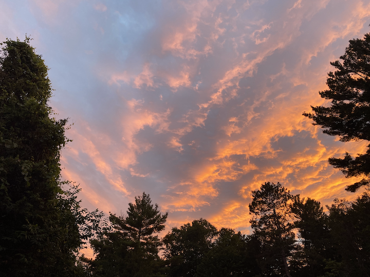 Harrisville sunset