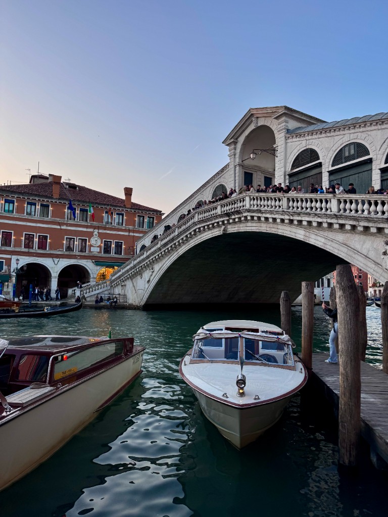 Rialto Bridge over the Grand Canal in Venice