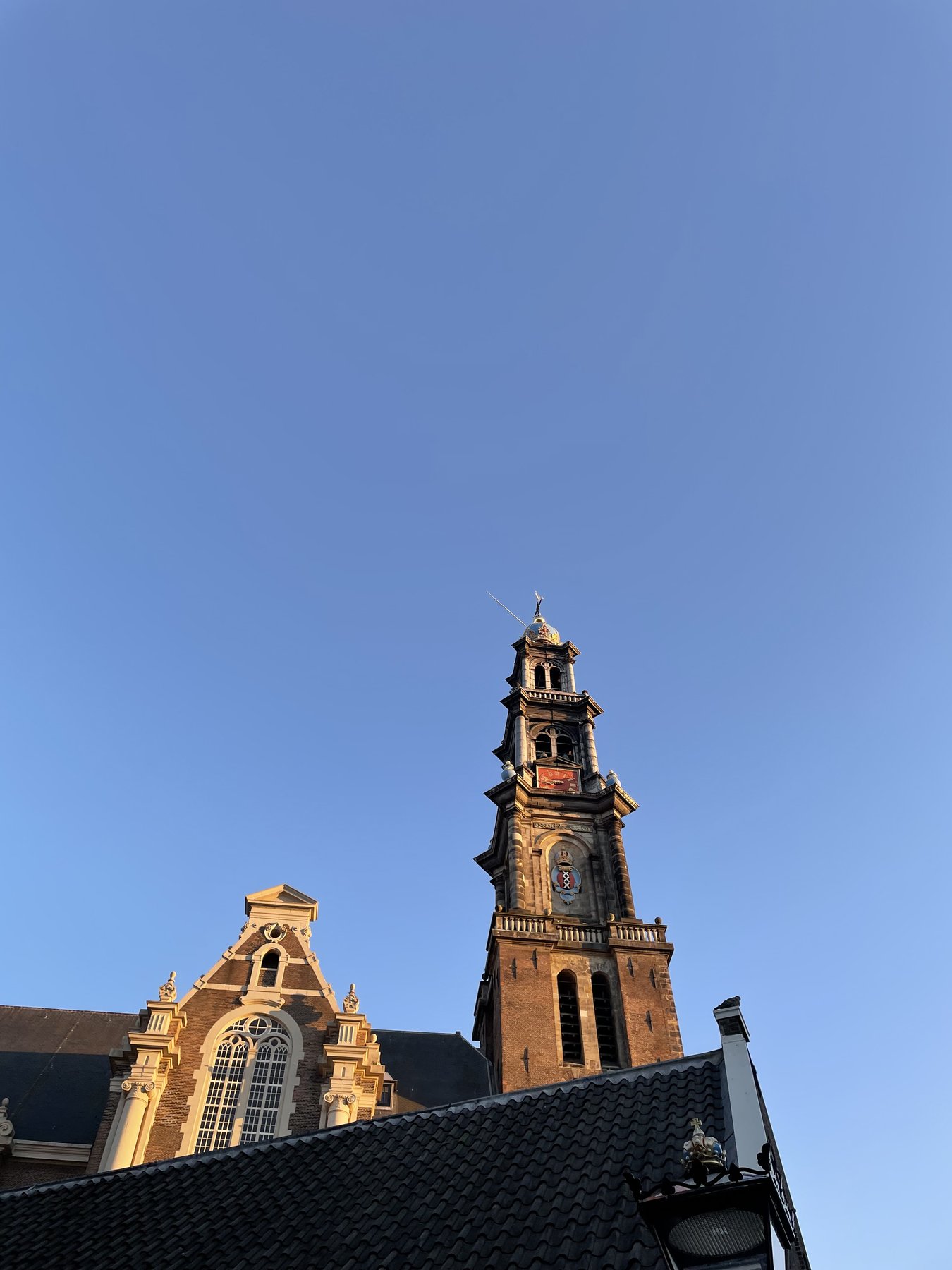 Westerkerk tower in Amsterdam