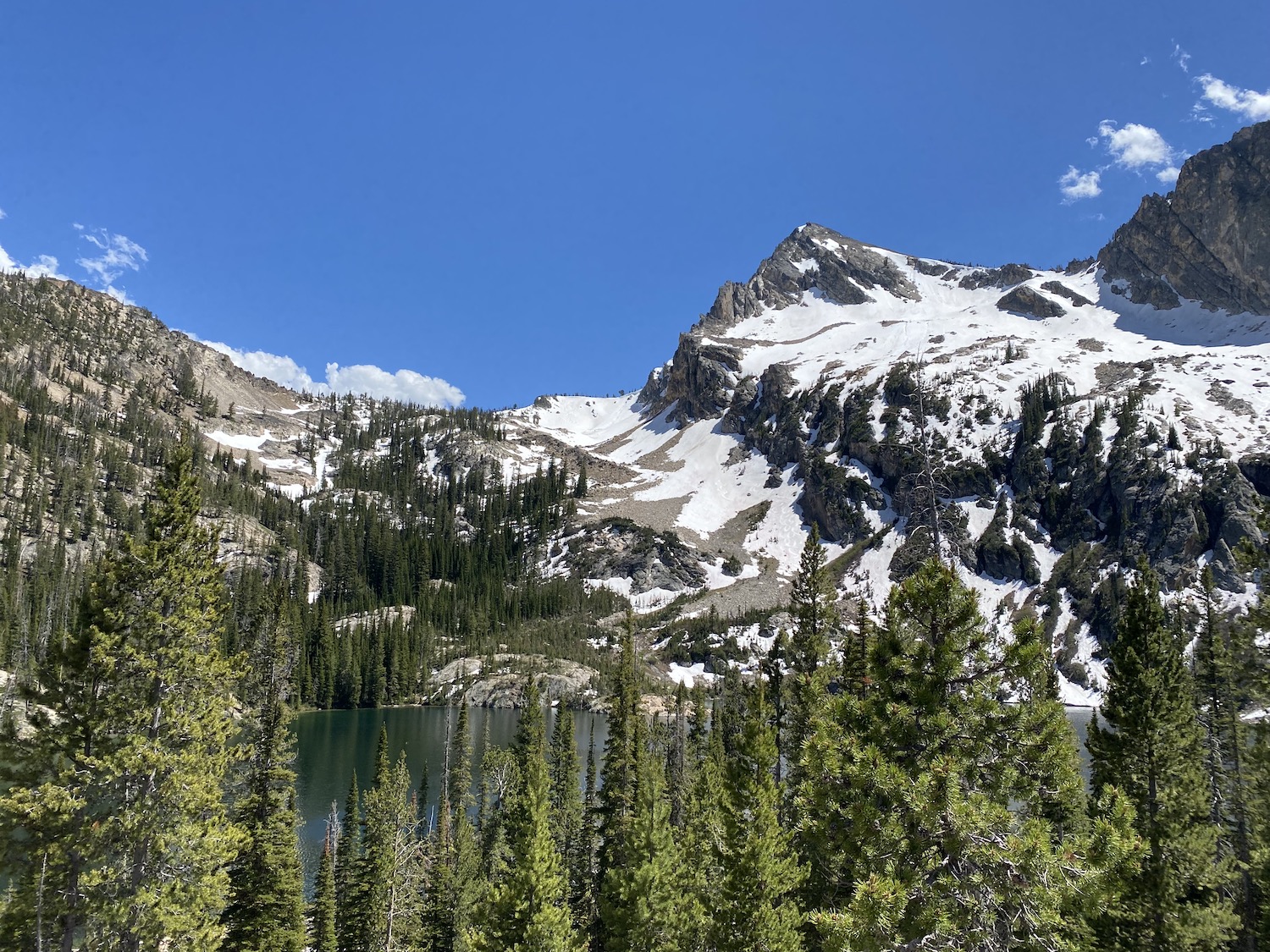 Beautiful views from the Sawtooth Mountains, Idaho