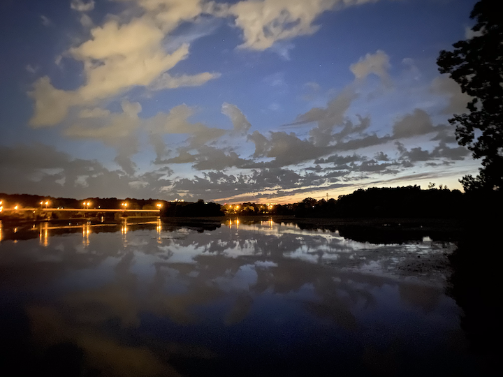 Late Sunset over Gallup Park, Ann Arbor, MI