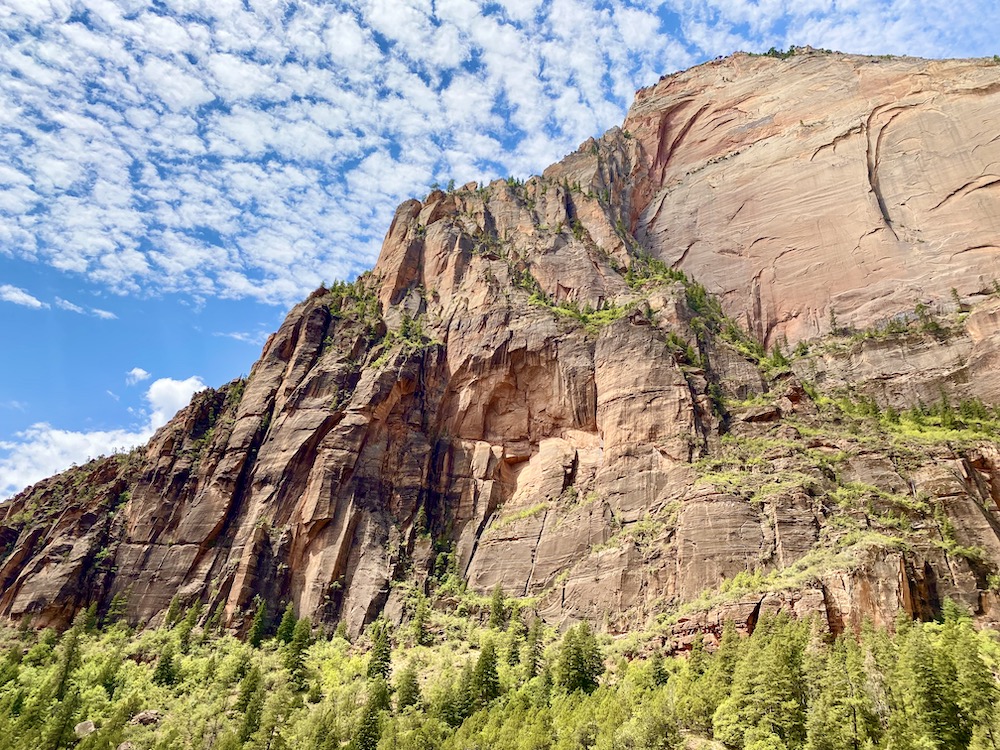 Beautiful skies in Zion, UT